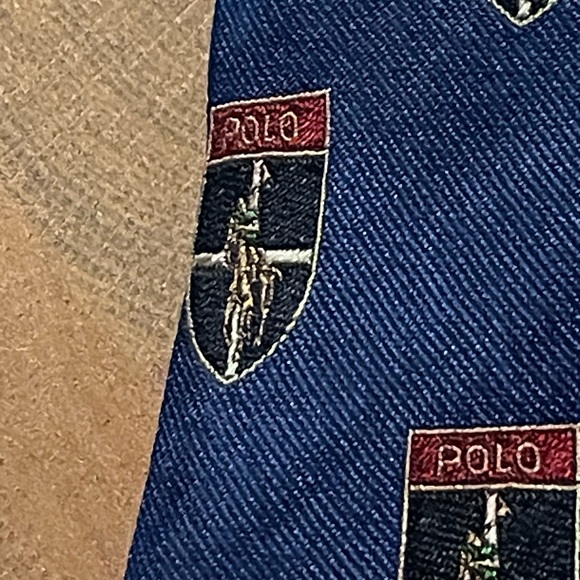 Vintage Ralph Lauren polo crest neck tie hand made - Picture 2 of 5